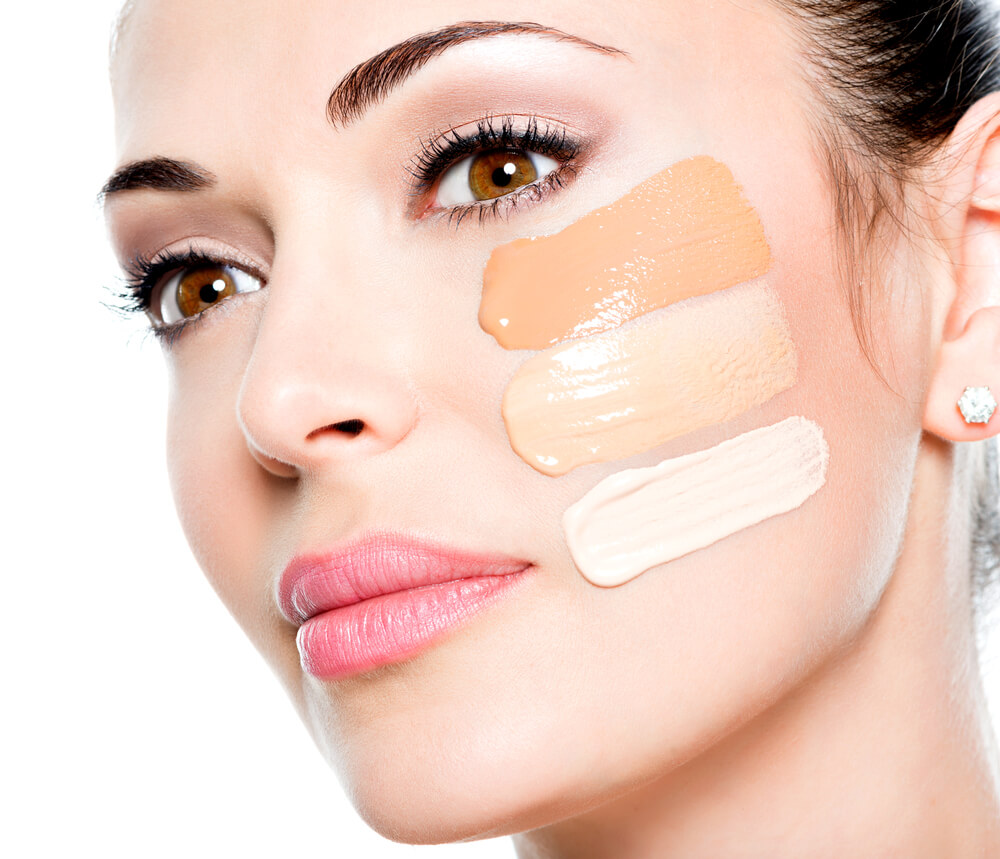 Try shades on different parts of the face.