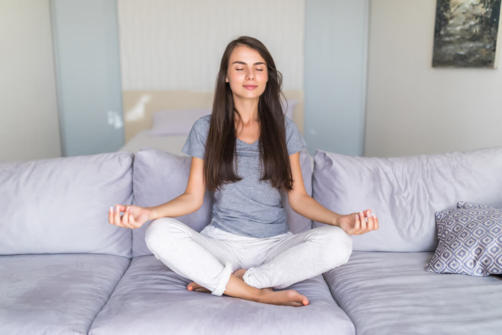 meditate on your favorite, chill song
